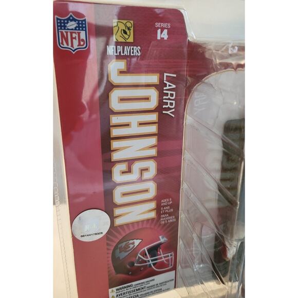 NEW Larry Johnson #27 Kansas City Chiefs McFarlane NFL Series 14 Sportspicks - Picture 2 of 7